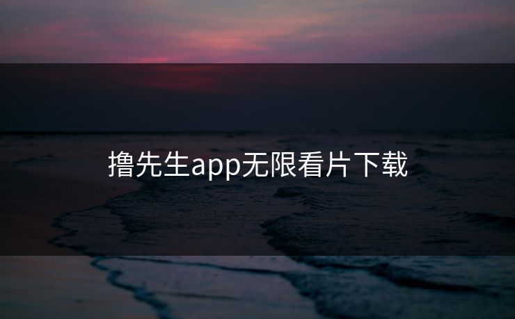 撸先生app无限看片下载