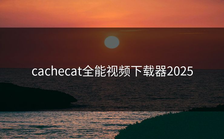cachecat全能视频下载器2025